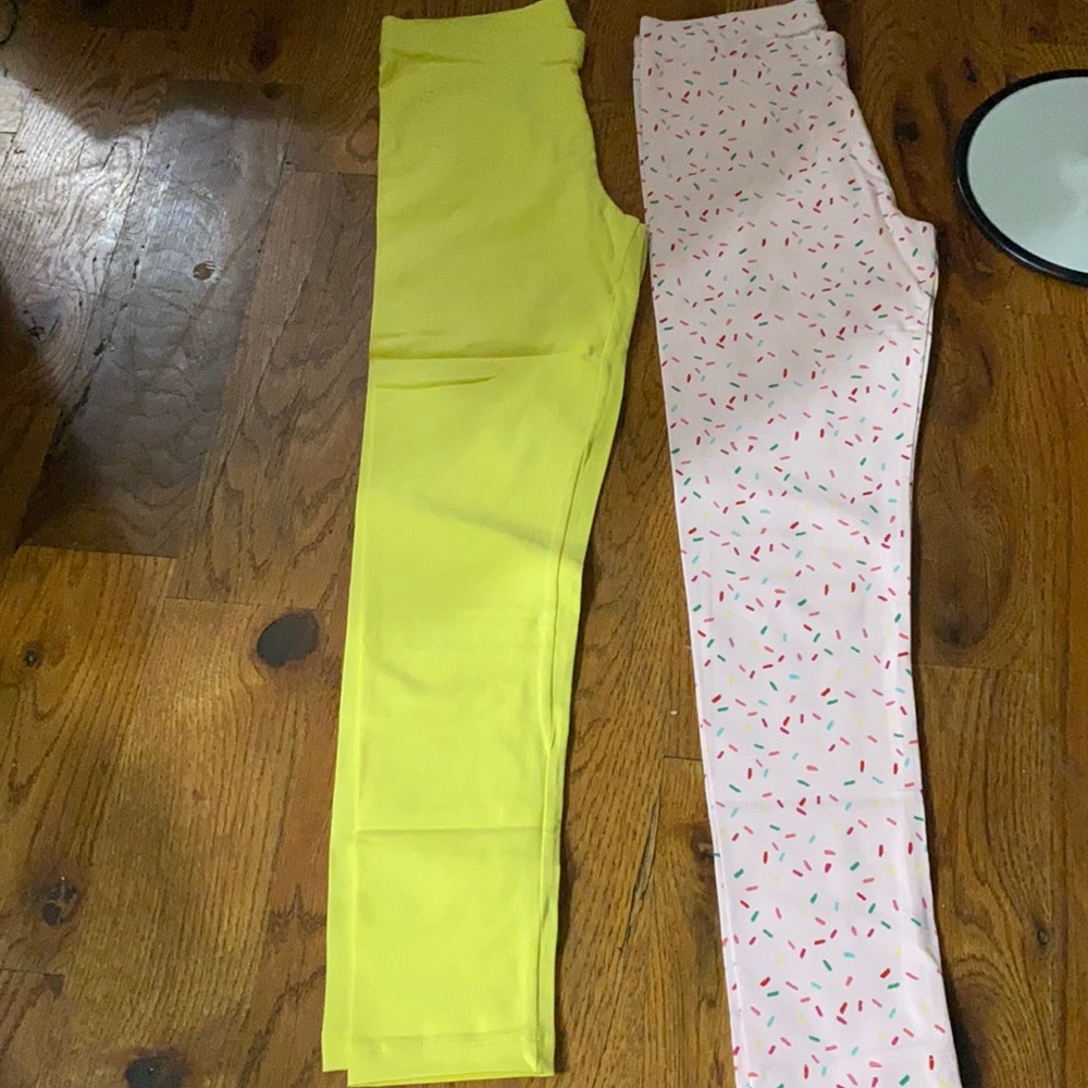 SPOTTED ZEBRA Kids leggings SZ M (8)